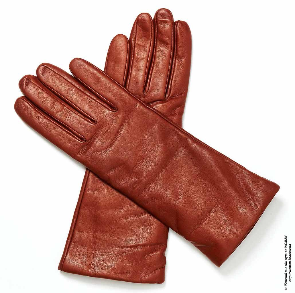 Женские перчатки высокого качества из натуральной кожи